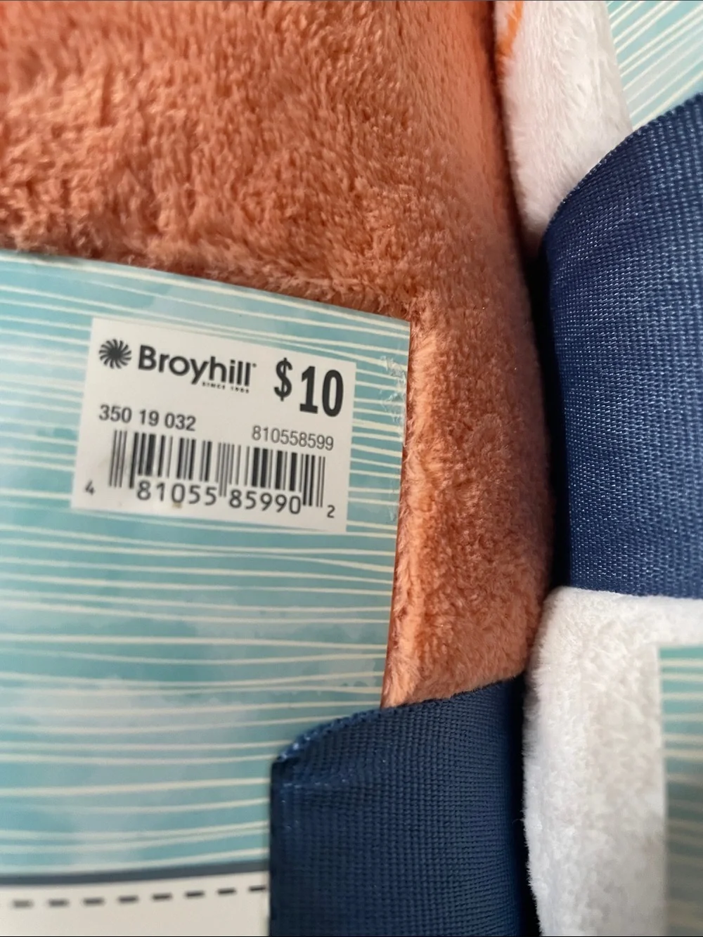 Velvet Throw Blankets Set of 2 Broyhill light colors for any occasion 50 X  60